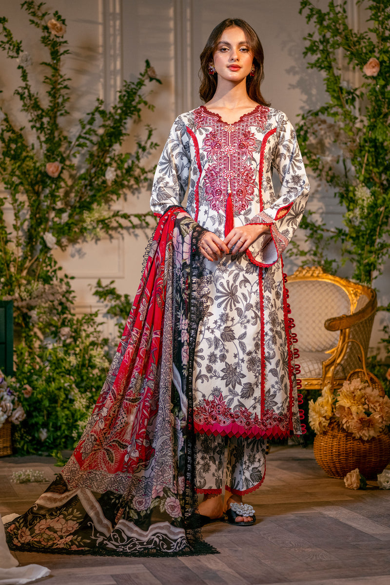 FLORA LAWN 03PC COLLECTION 24